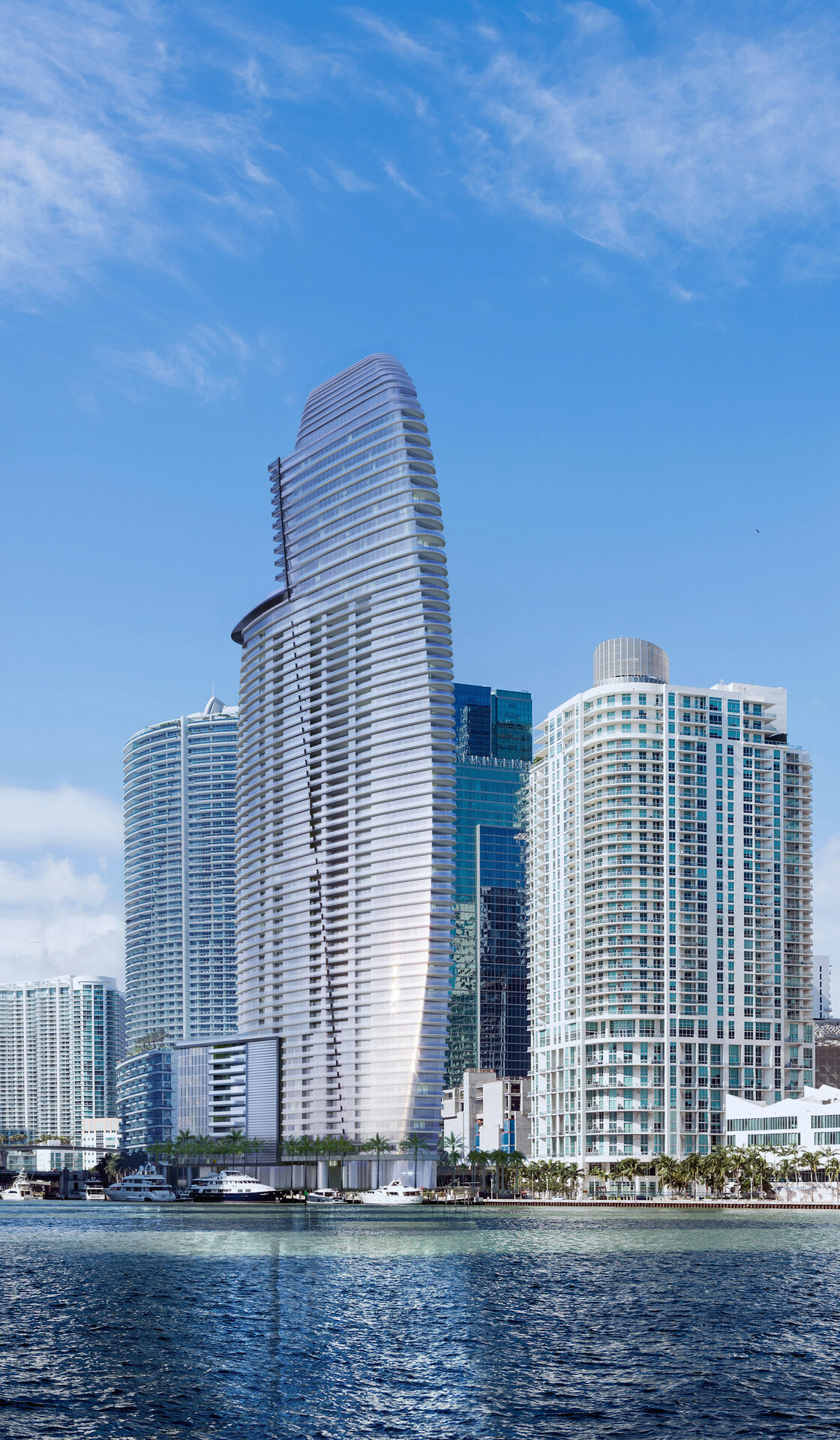 Aston Martin Residences waterfront tower